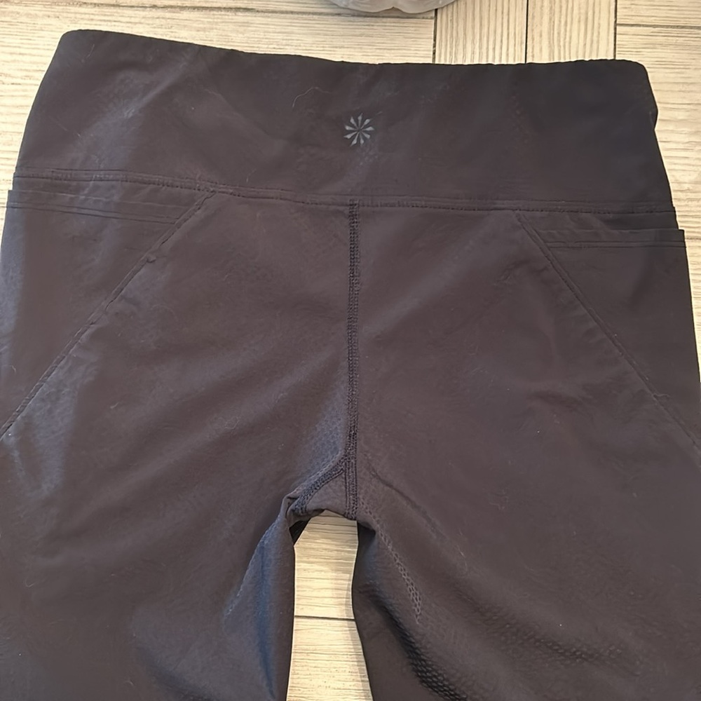 2 pairs Athleta leggings sold together as 1 lot, XS black